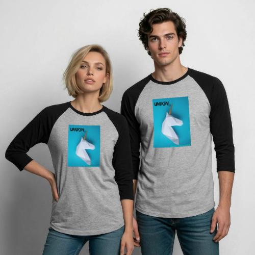 UniKin Adult - Unisex Baseball T-Shirt