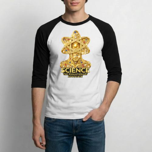 Science the Evolutionary Advocate - Unisex Baseball T-Shirt