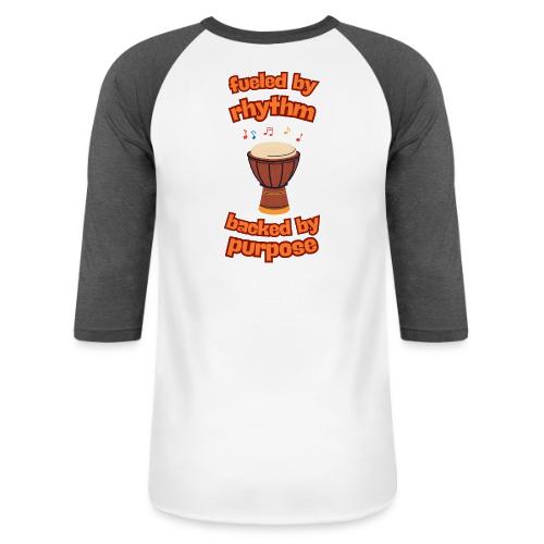 Fueled By Rhythm - Unisex Baseball T-Shirt