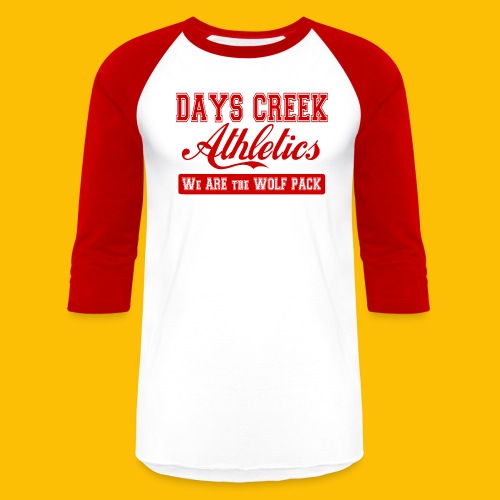 DC Athletics Red - Unisex Baseball T-Shirt