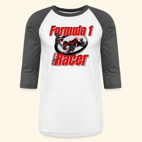 Formula 1 Sim Racer - Unisex Baseball T-Shirt