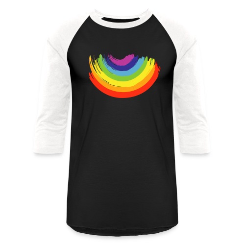 Rainbow Smile - Unisex Baseball T-Shirt