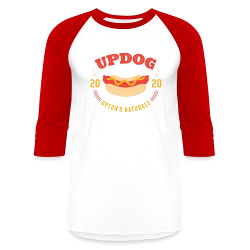 Updog by Upton's Naturals - Unisex Baseball T-Shirt