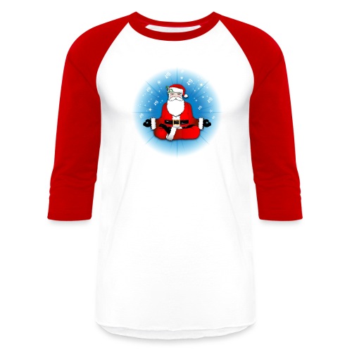 Santa s Meditation - Unisex Baseball T-Shirt