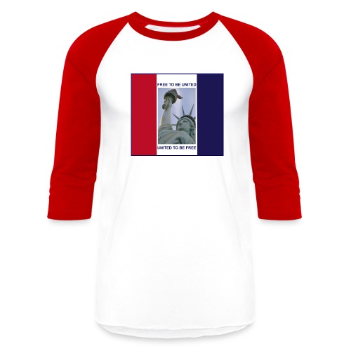 Statue of Liberty USA Freedom - Unisex Baseball T-Shirt