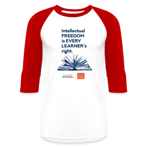 AASL Every Learner's Right - Unisex Baseball T-Shirt