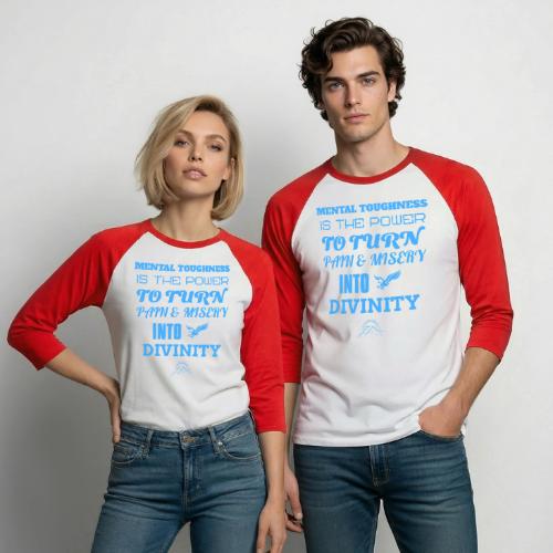 Mental Toughness - Unisex Baseball T-Shirt