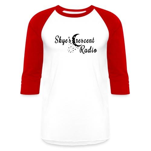 Skye's Crescent Radio Black - Unisex Baseball T-Shirt