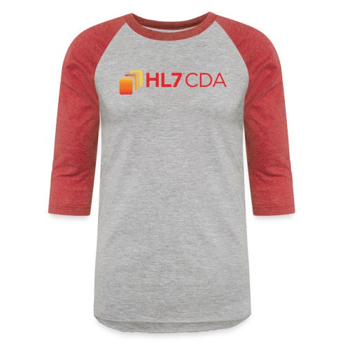 HL7 CDA Logo - Unisex Baseball T-Shirt