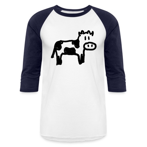 Cow - Unisex Baseball T-Shirt