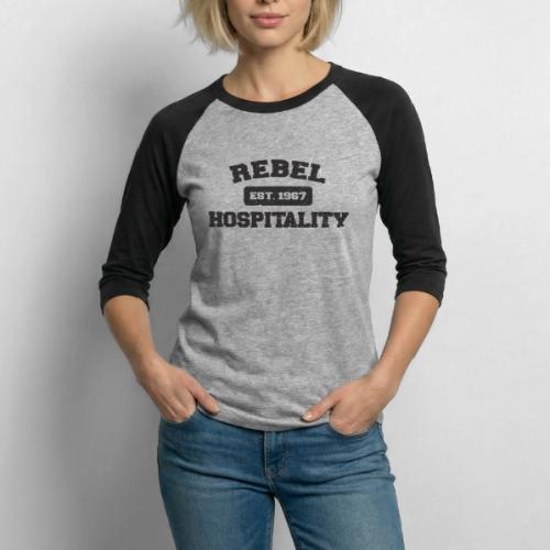 REBEL HOSPITALITY t shirt graphic - Unisex Baseball T-Shirt