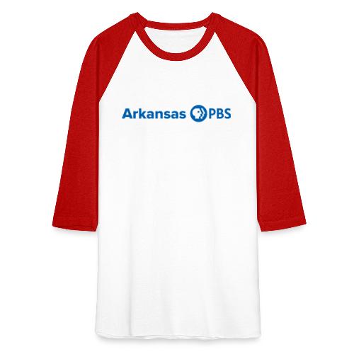 Arkansas PBS blue white - Unisex Baseball T-Shirt