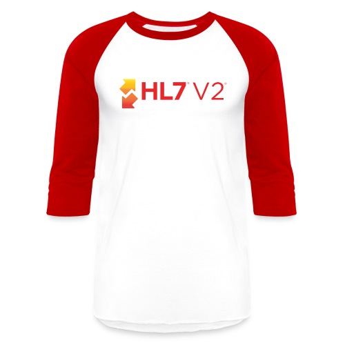 HL7 Version 2 Logo - Unisex Baseball T-Shirt