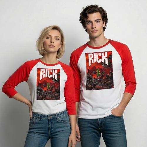 Pickle Doom - Unisex Baseball T-Shirt