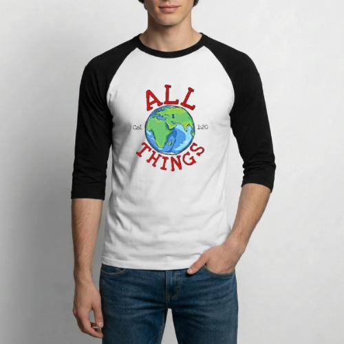 All Things Globe - Unisex Baseball T-Shirt