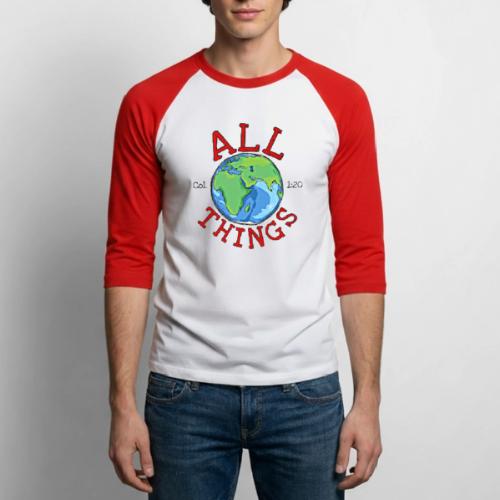 All Things Globe - Unisex Baseball T-Shirt