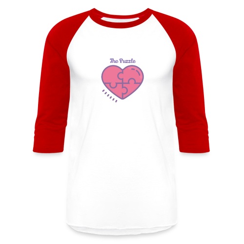 A Puzzle Heart - Unisex Baseball T-Shirt