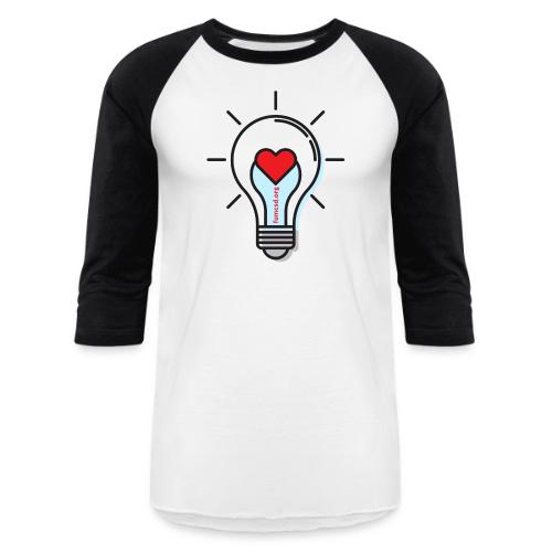 FUMCSD Heart Light Bulb - Unisex Baseball T-Shirt