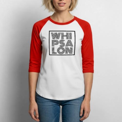 WHI/PSA/LON Monoton (Black) - Unisex Baseball T-Shirt