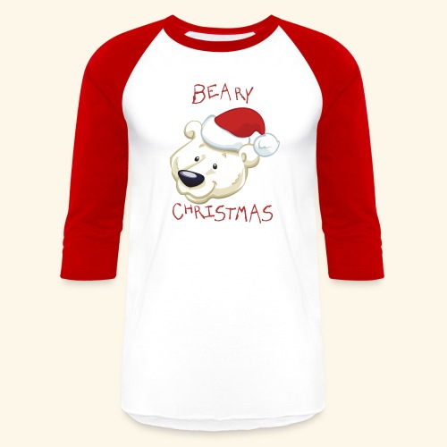 Beary Christmas - Unisex Baseball T-Shirt