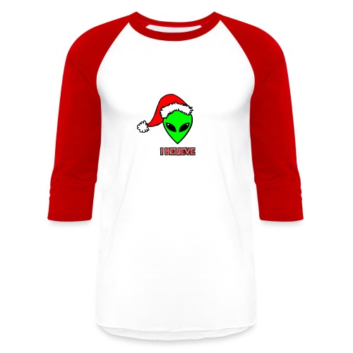 Santa Alien - Unisex Baseball T-Shirt