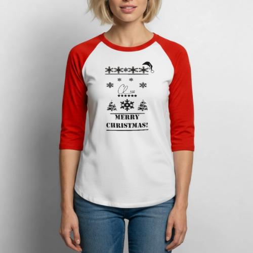 CL KID Ugly Christmas - Unisex Baseball T-Shirt