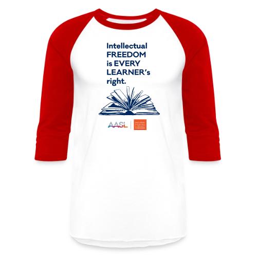 AASL Every Learner's Right - Unisex Baseball T-Shirt
