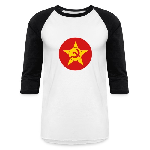 Soviet Union Symbol (dark) - Axis & Allies - Unisex Baseball T-Shirt