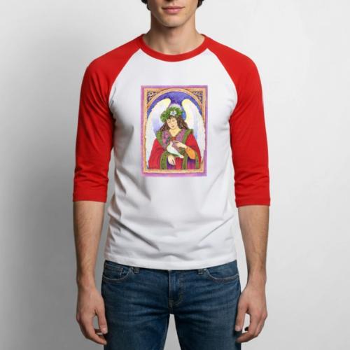 Angel & Dove - Unisex Baseball T-Shirt