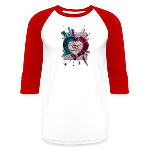 Sealed with a Kiss-Off T-Shirt - Unisex Baseball T-Shirt
