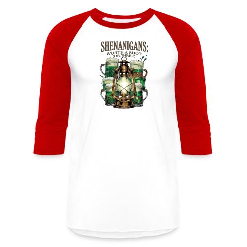 Worth a Shot Lantern Toast Graphic Tee - Unisex Baseball T-Shirt