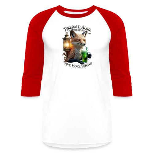 Emerald Alibi Fox Graphic Tee - Unisex Baseball T-Shirt