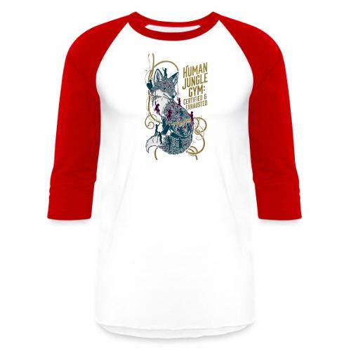 Human Jungle Gym Fox Tee - Unisex Baseball T-Shirt