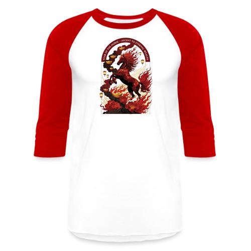 Year of the Horse Rise T Shirt,Lunar New Year Gift - Unisex Baseball T-Shirt