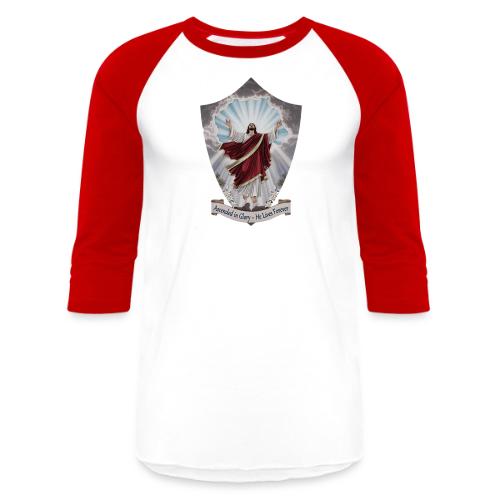 Easter Ascended in Glory T Shirt,Resurrection Gift - Unisex Baseball T-Shirt