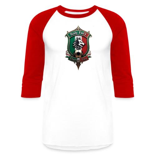 Italy heritage Wolf Fury Tee, Pride Badge Gift - Unisex Baseball T-Shirt