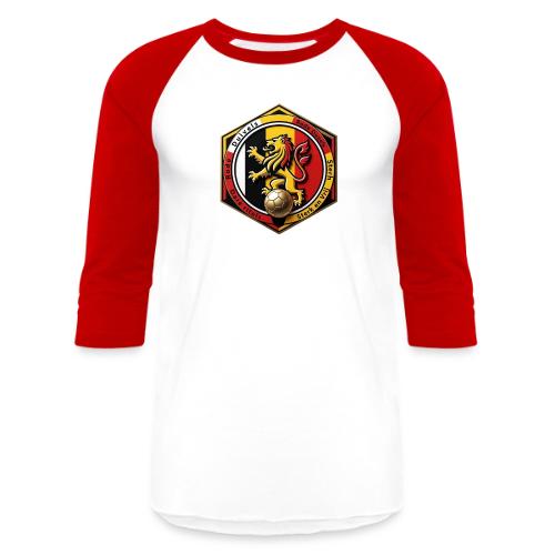 Belgium Lion Valor T-Shirt, Belgian Pride Gift - Unisex Baseball T-Shirt
