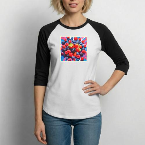 Berrylicious Burst Delight - Unisex Baseball T-Shirt