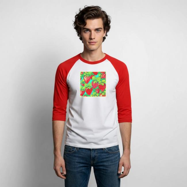 Strawberry Pop Art Pattern