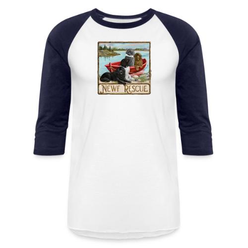 NCA Newfoundland Dog Rescue Gear - Unisex Baseball T-Shirt
