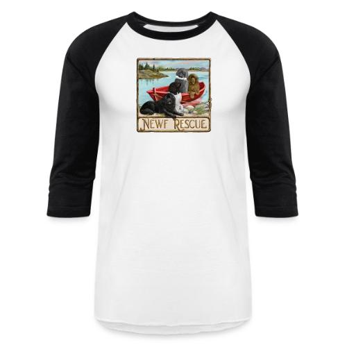 NCA Newfoundland Dog Rescue Gear - Unisex Baseball T-Shirt