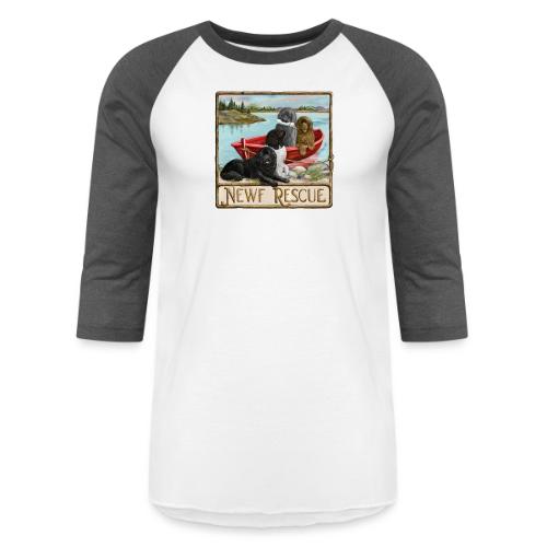 NCA Newfoundland Dog Rescue Gear - Unisex Baseball T-Shirt