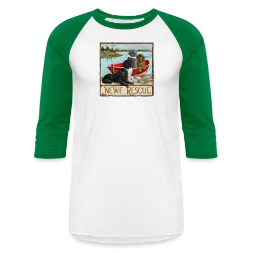 NCA Newfoundland Dog Rescue Gear - Unisex Baseball T-Shirt