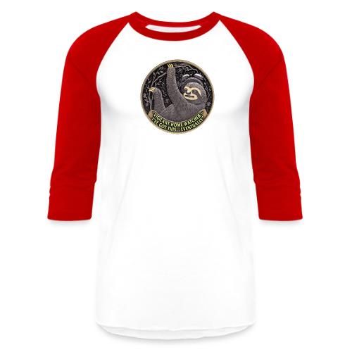 Sloth Home Watcher T Shirt - Unisex Baseball T-Shirt