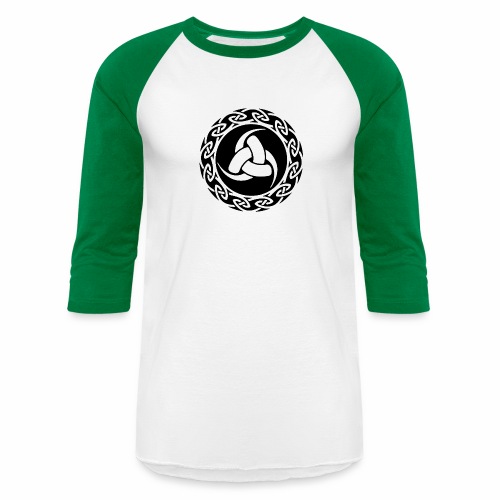 Triskelion - The 3 Horns of Odin Gift Ideas - Unisex Baseball T-Shirt