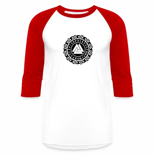 Viking Rune Valknut Wotansknot Gift Ideas - Unisex Baseball T-Shirt