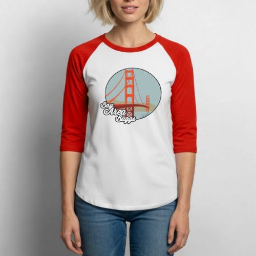 Bay Area Buggs Bridge Design - Unisex Baseball T-Shirt