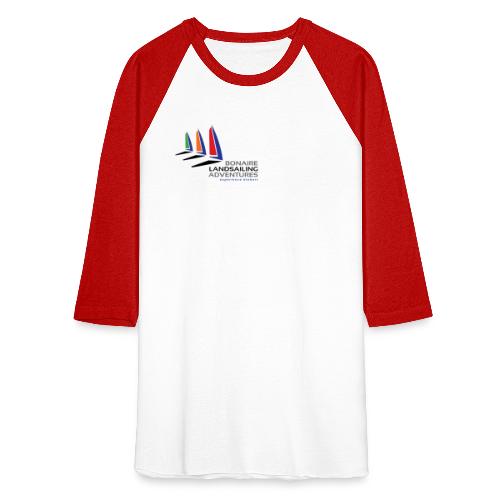 Bonaire Landsailing Adventures logo - Unisex Baseball T-Shirt