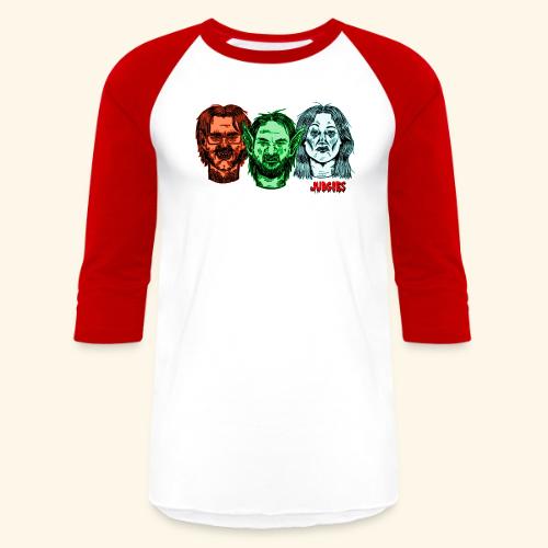 Three Ghouls - Unisex Baseball T-Shirt