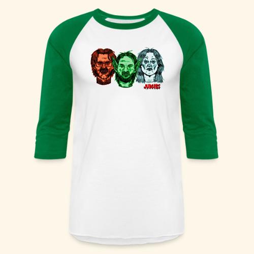Three Ghouls - Unisex Baseball T-Shirt
